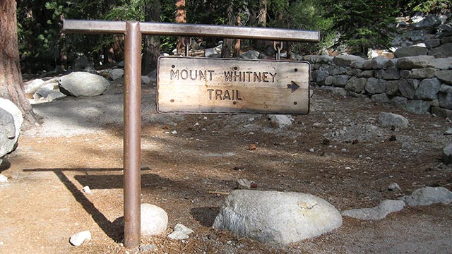 Mount Whitney Trail Sign