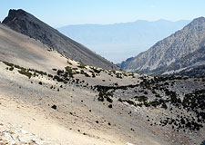 Owens Valley from Kearsarge Pass