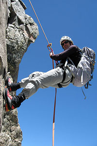 North Palisade - Andy Going Down