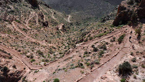Switchbacks Below Skeleton Point