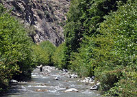 Fishing the San Gabriel River