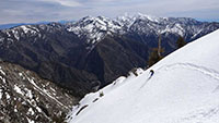 Andy Riding the F1 on Baden-Powell's East Face