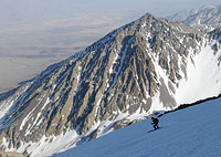 Skiing the Summit Snowfield