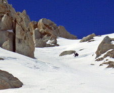 Andy Skiing Langley: Steep!