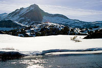 North Peak from Saddlebag Lake