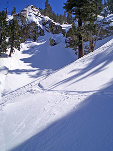 Skiing the Cucamonga Wilderness