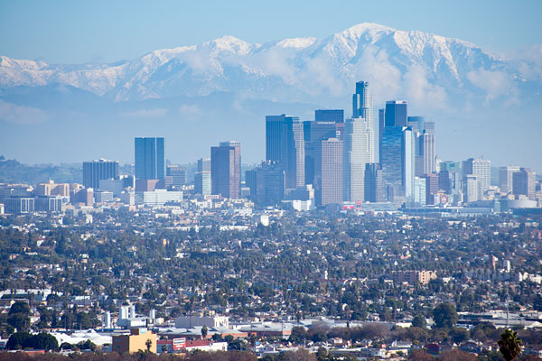 Mt. San Antonio and Downtown