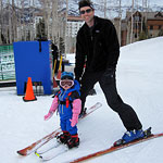 skiing with a toddler