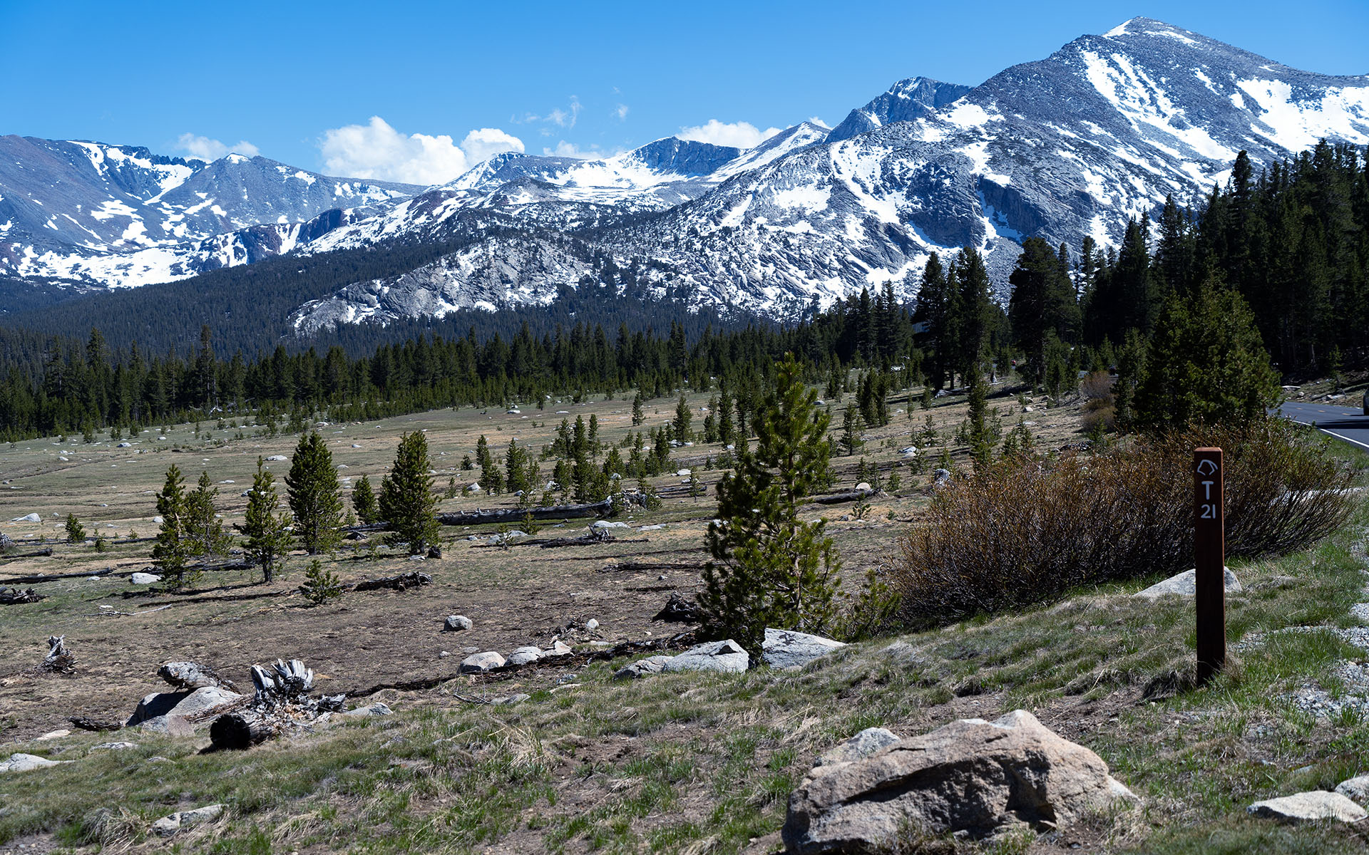 The Kuna Crest, in the Eastern Sierra, from Highway 120/Tioga Pass