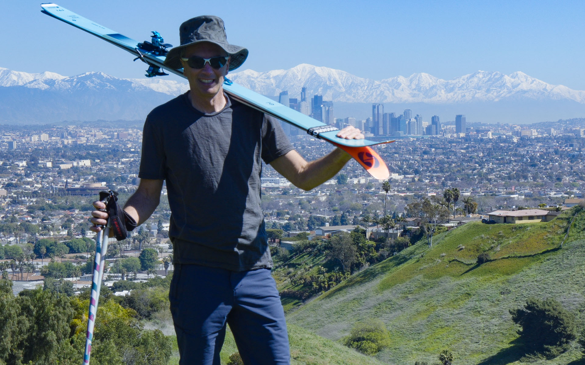 Andy Lewicky and San Gabriel Mountains