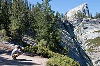 Half Dome Appears