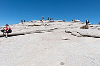 Approaching Half Dome's Summit