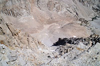 The Northeast Couloir in Summer