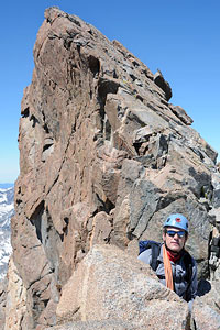 North Palisade - Traversing the Ridge