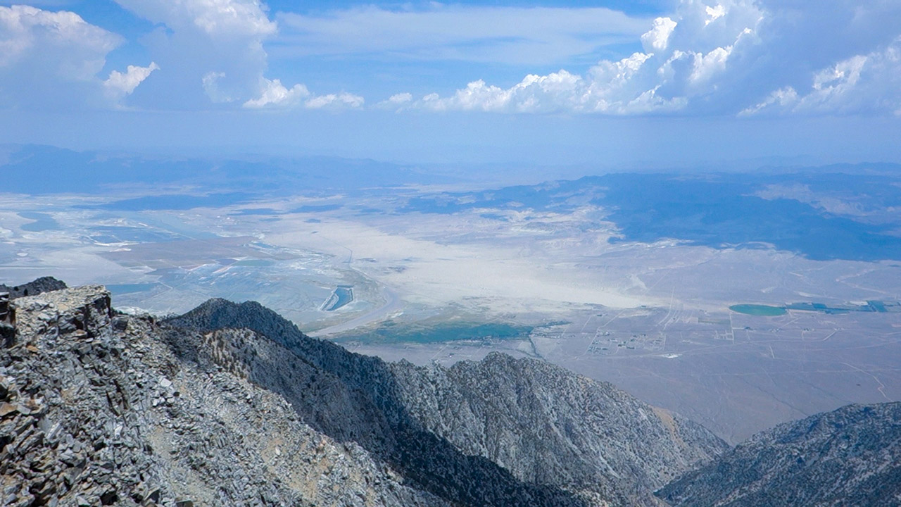 Owens Valley from the Summit of Olancha Peak