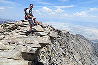 Andy atop Olancha Peak
