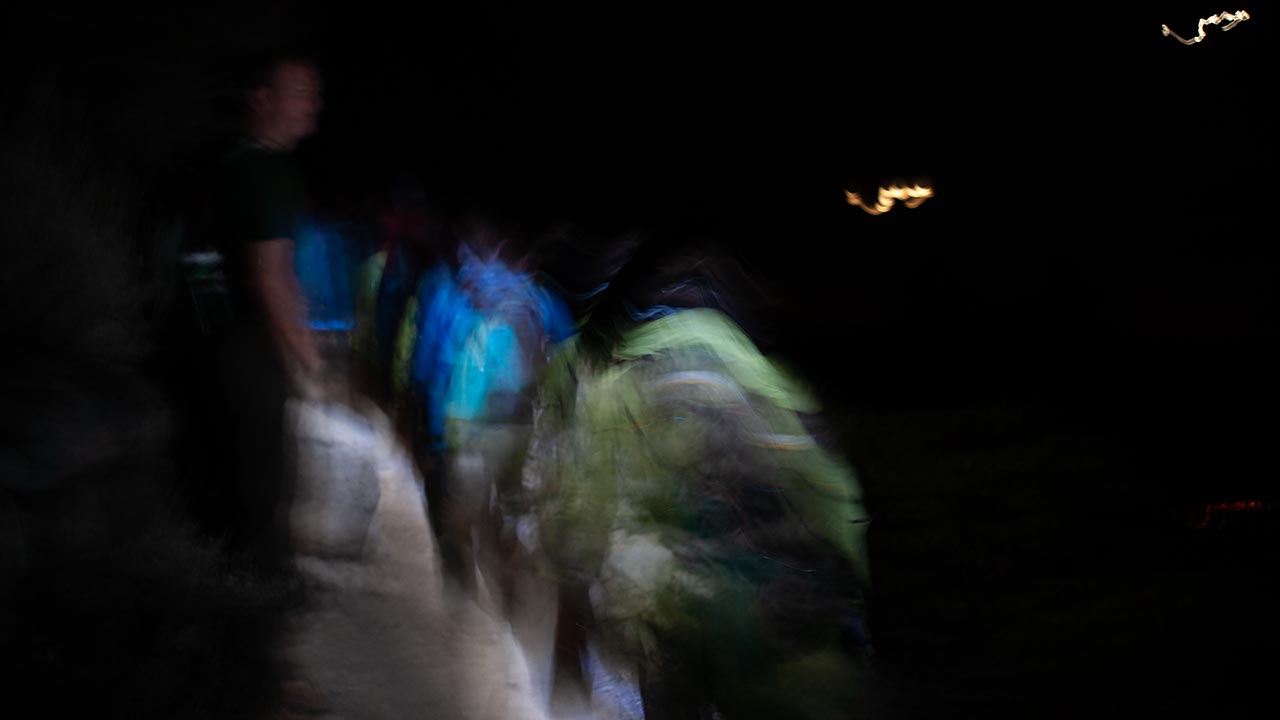 Mount Whitney Trailhead Before Dawn