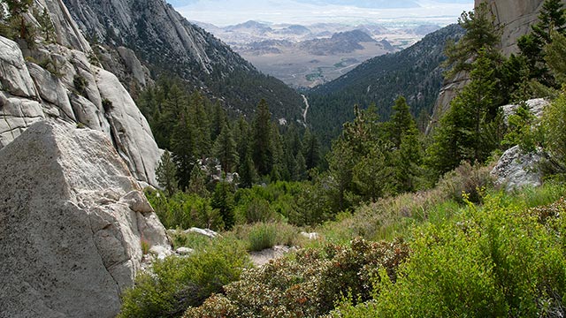 Looking Back Toward Lone Pine