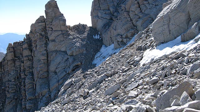 Mount Whitney - Traversing toward the Notch