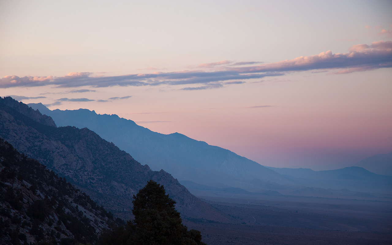 Owens Valley at Dusk