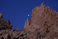 Moon and Mt. Whitney