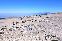 San Gabriel Mountains and Pacific Ocean