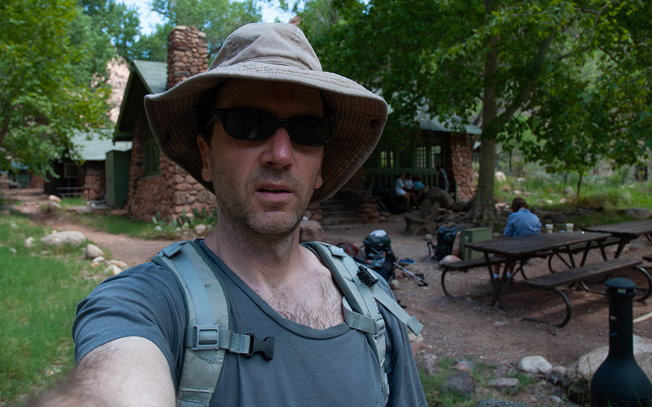 Andy Lewicky at Phantom Ranch