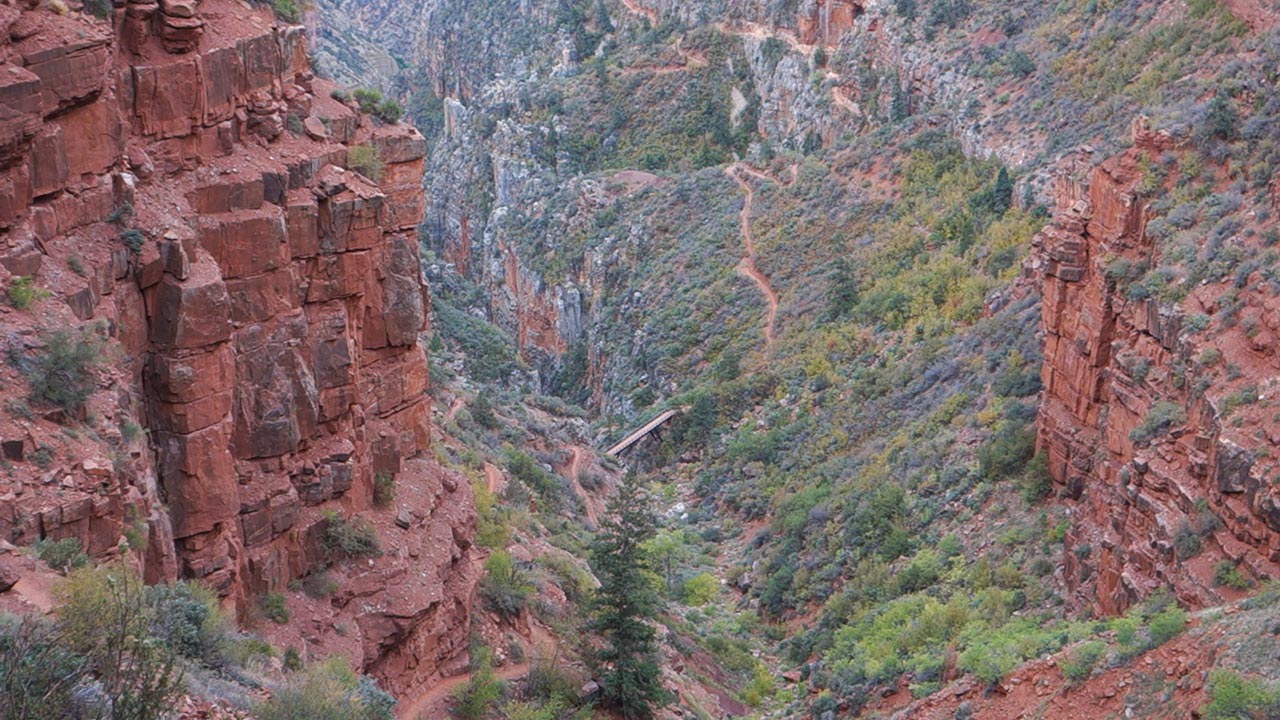Looking Back from Supai Tunnel