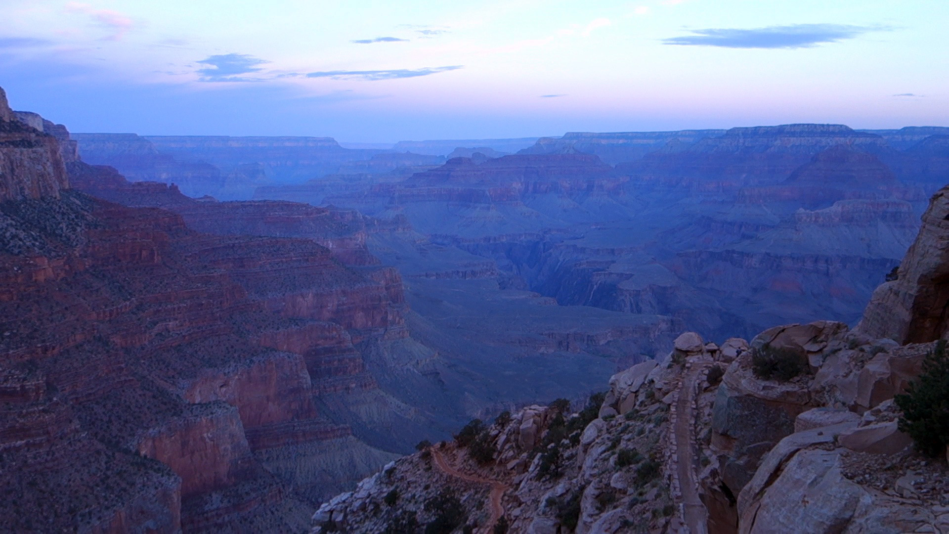 Andy Lewicky at Bright Angel Point