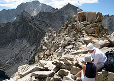 Hikers Atop Kearsarge Pass