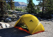 Camp at Tyndall Creek