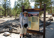 Andy Lewicky at Cottonwood Pass Trailhead