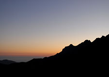 Sunset: Mountains & Sea