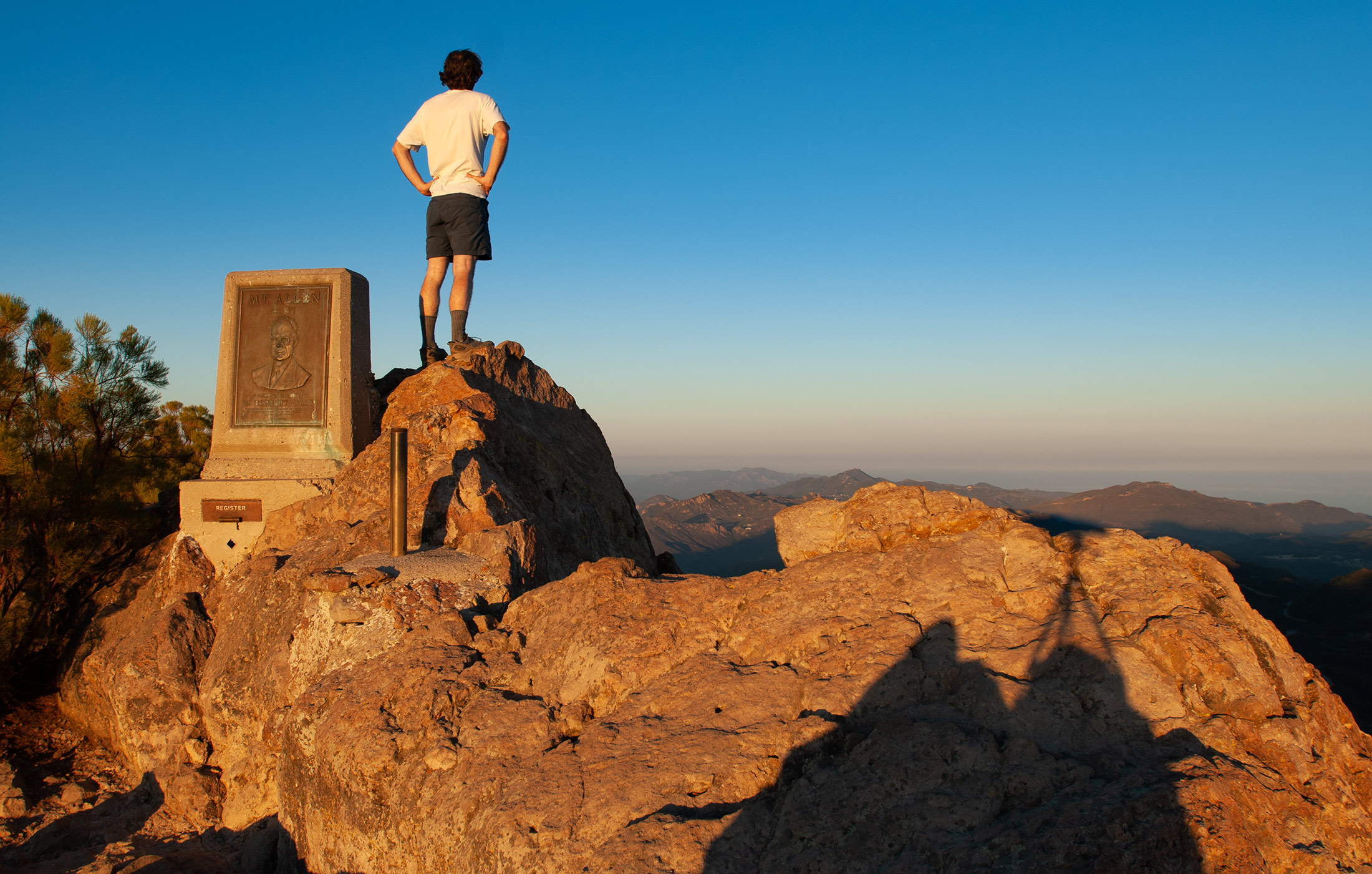 Andy Lewicky Atop Sandstone Peak