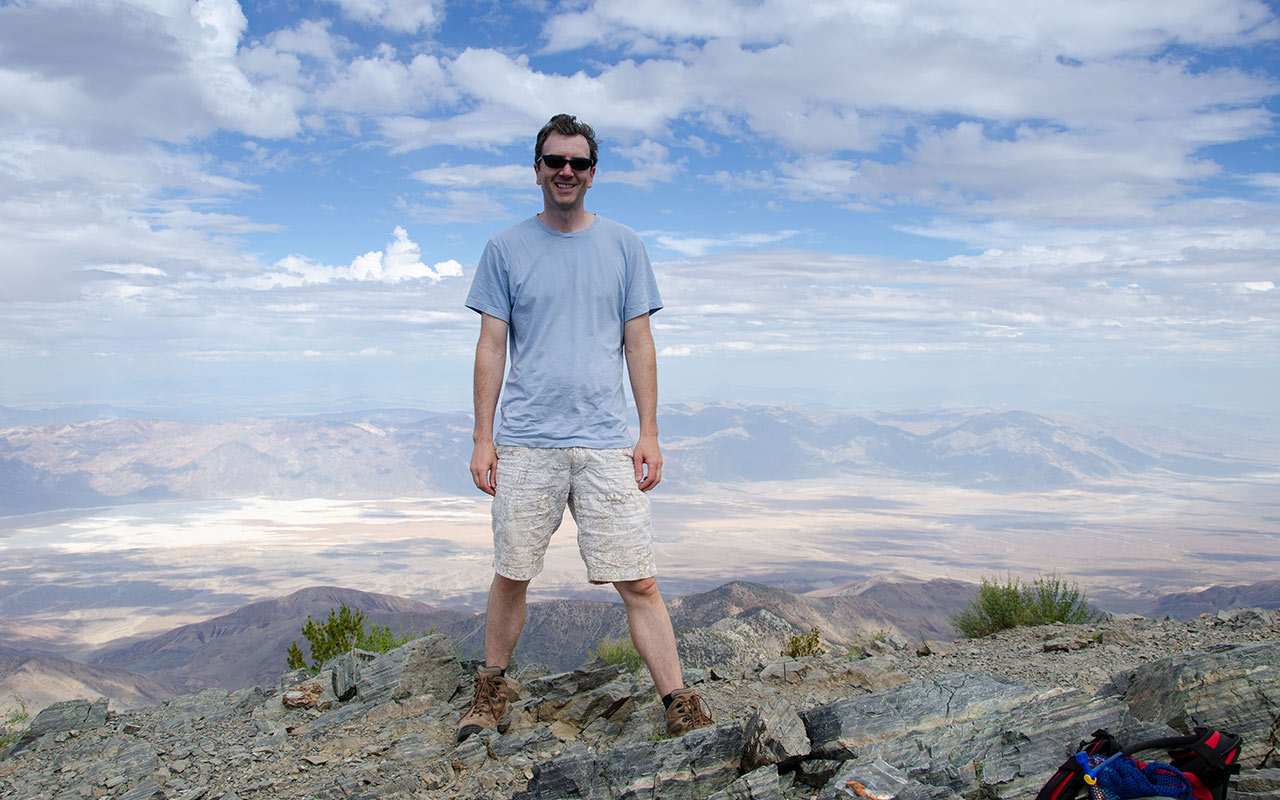 Andy atop Telescope Peak