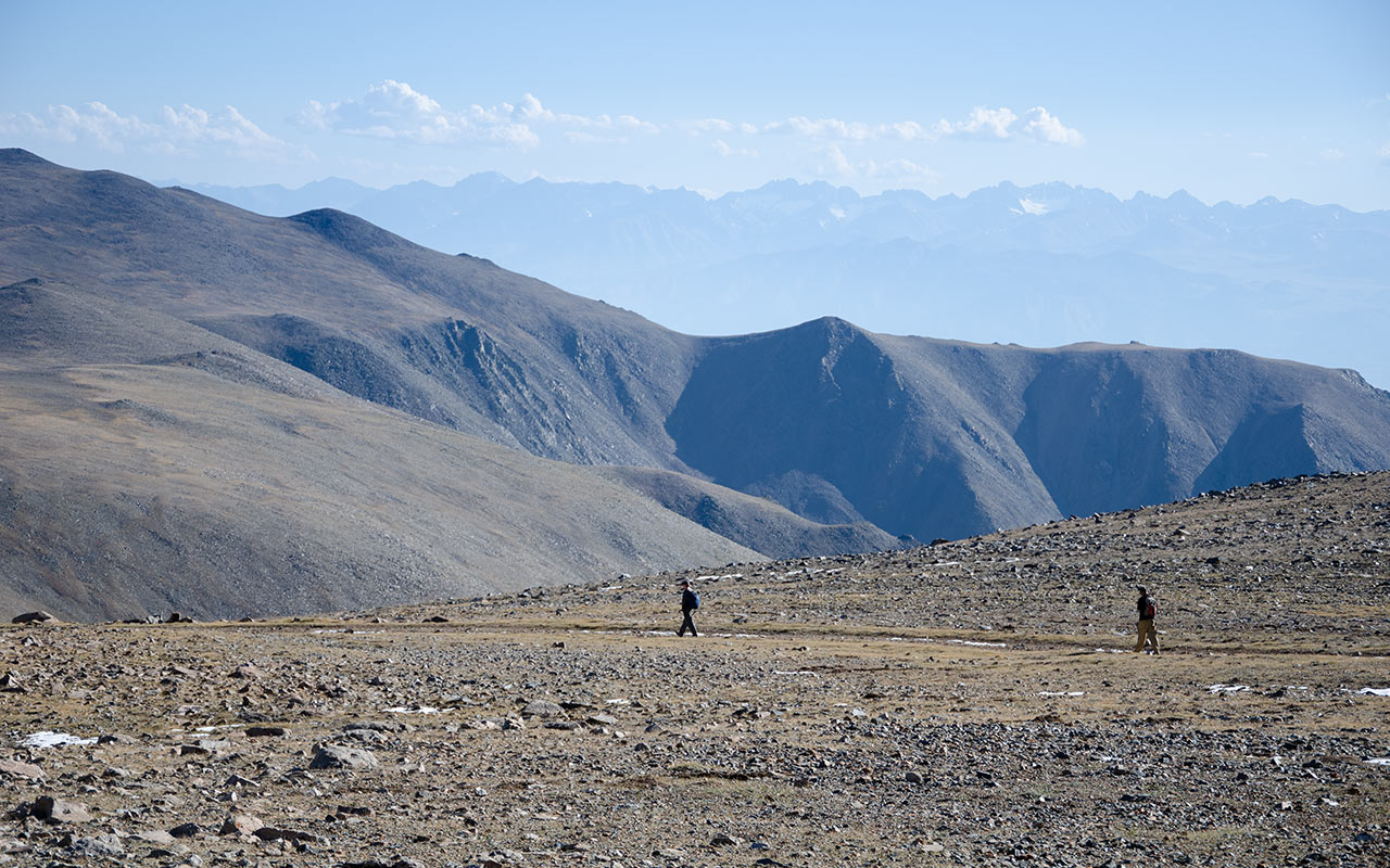 Hikers, McAffe Meadow, & Palisades Beyond