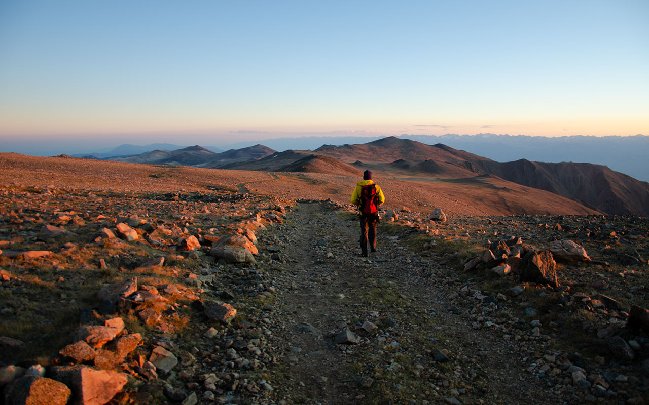 White Mountain at Sundown