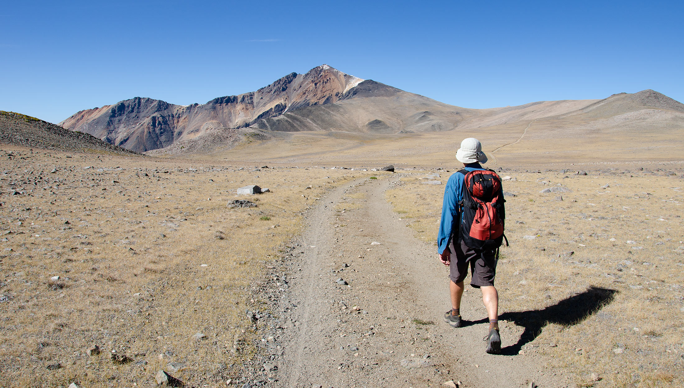 Hiking White Mountain Peak, California