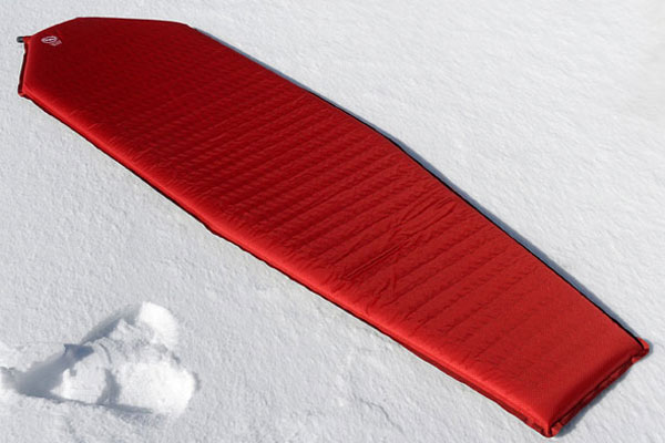 Two Track Pad on Snow