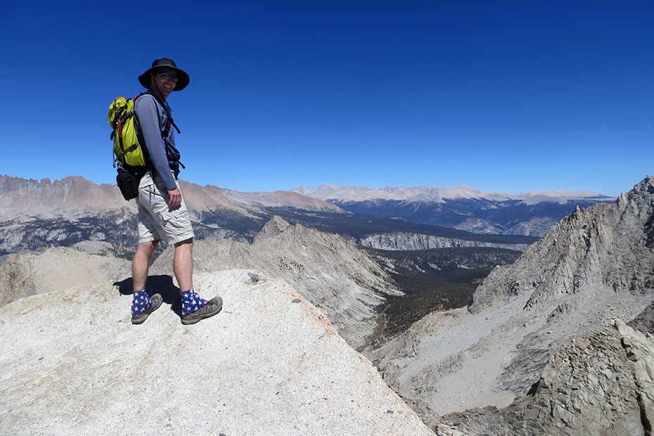 Dirty Girl Gaiters - Atop Sawtooth Peak