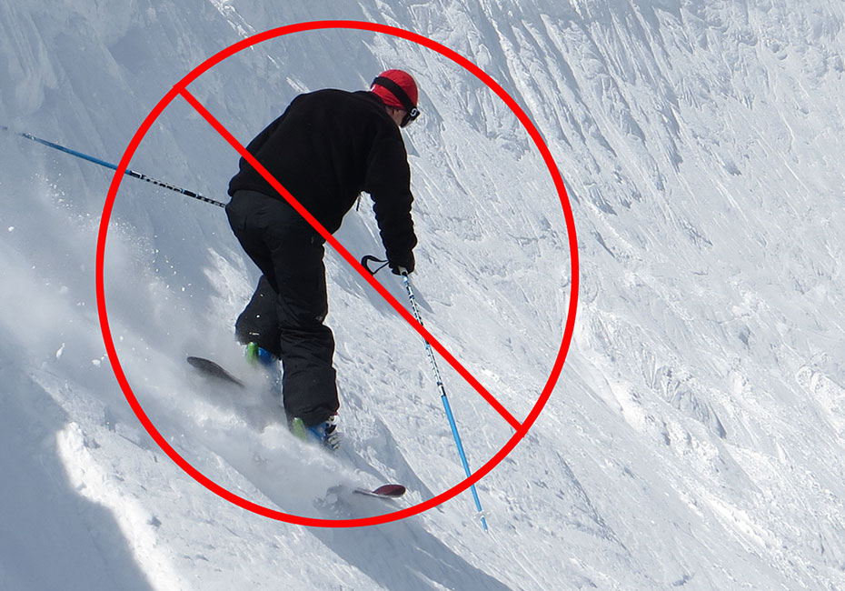 A Fuzzy Black Puffball: Andy Skiing in the Patagonia R4 Jacket