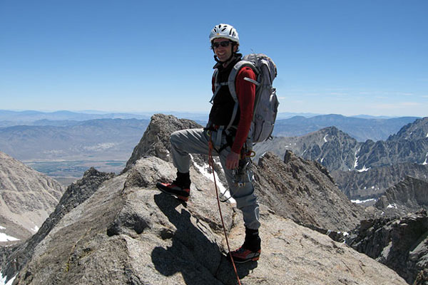 Scree Pant: Atop North Palisade