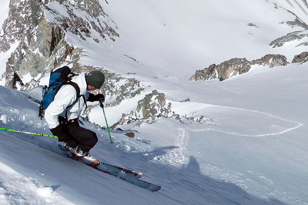 Triumph Anorak: Andy Skiing Split Mountain