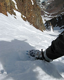 Looking Down: Steep!