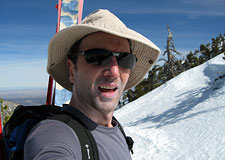 Andy Lewicky Climbing the Ridge