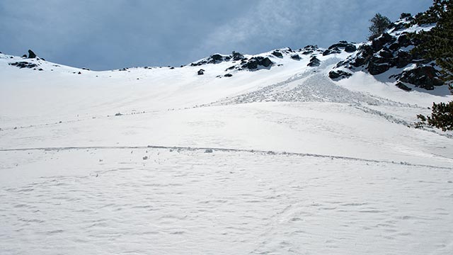 Skiing Stockton Flats