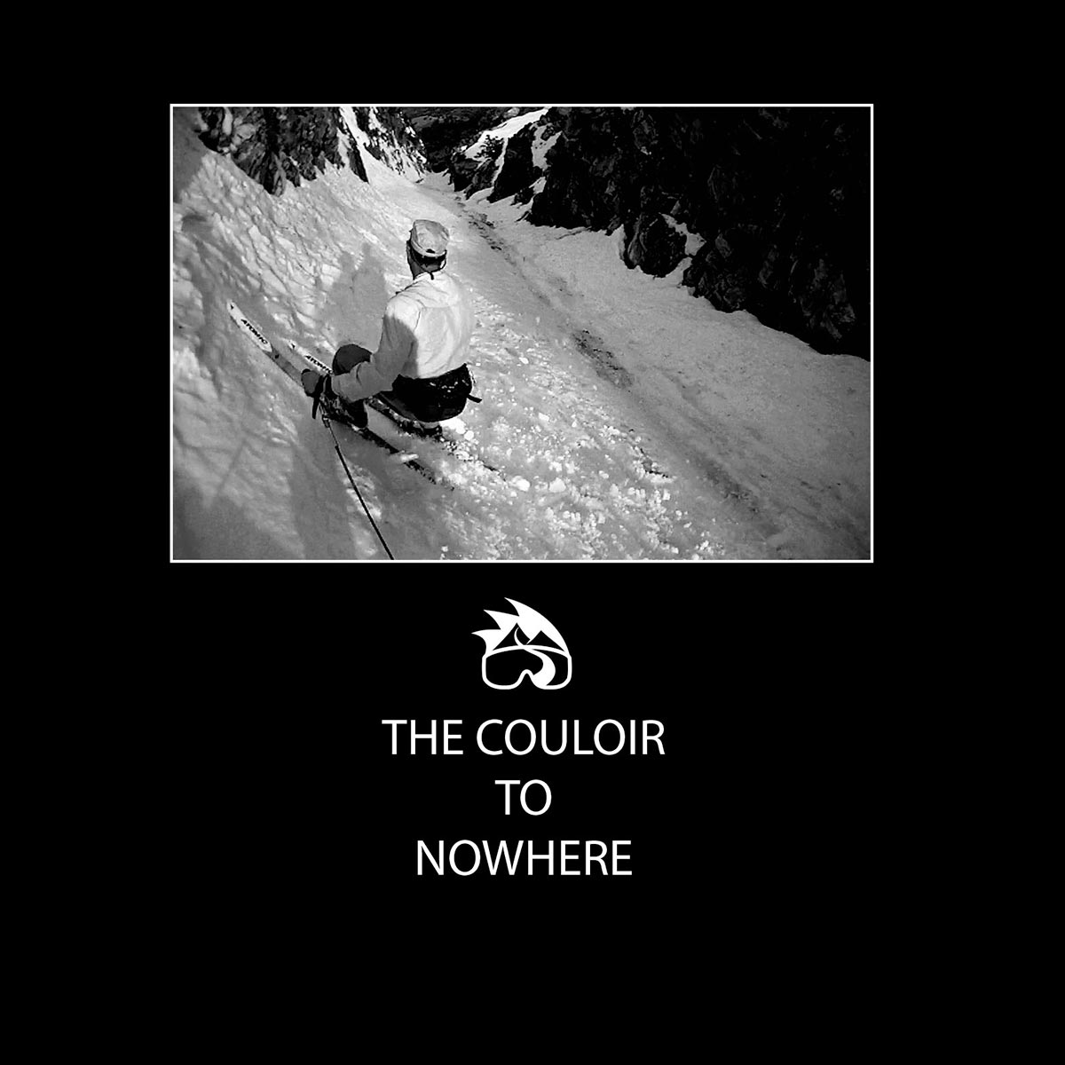 Dave Braun Skiing Iron Mountain's North Couloir