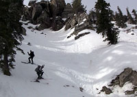 North Couloir - Entrance