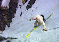 North Couloir: Steep