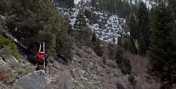 Hiking Up Tuttle Creek Drainage